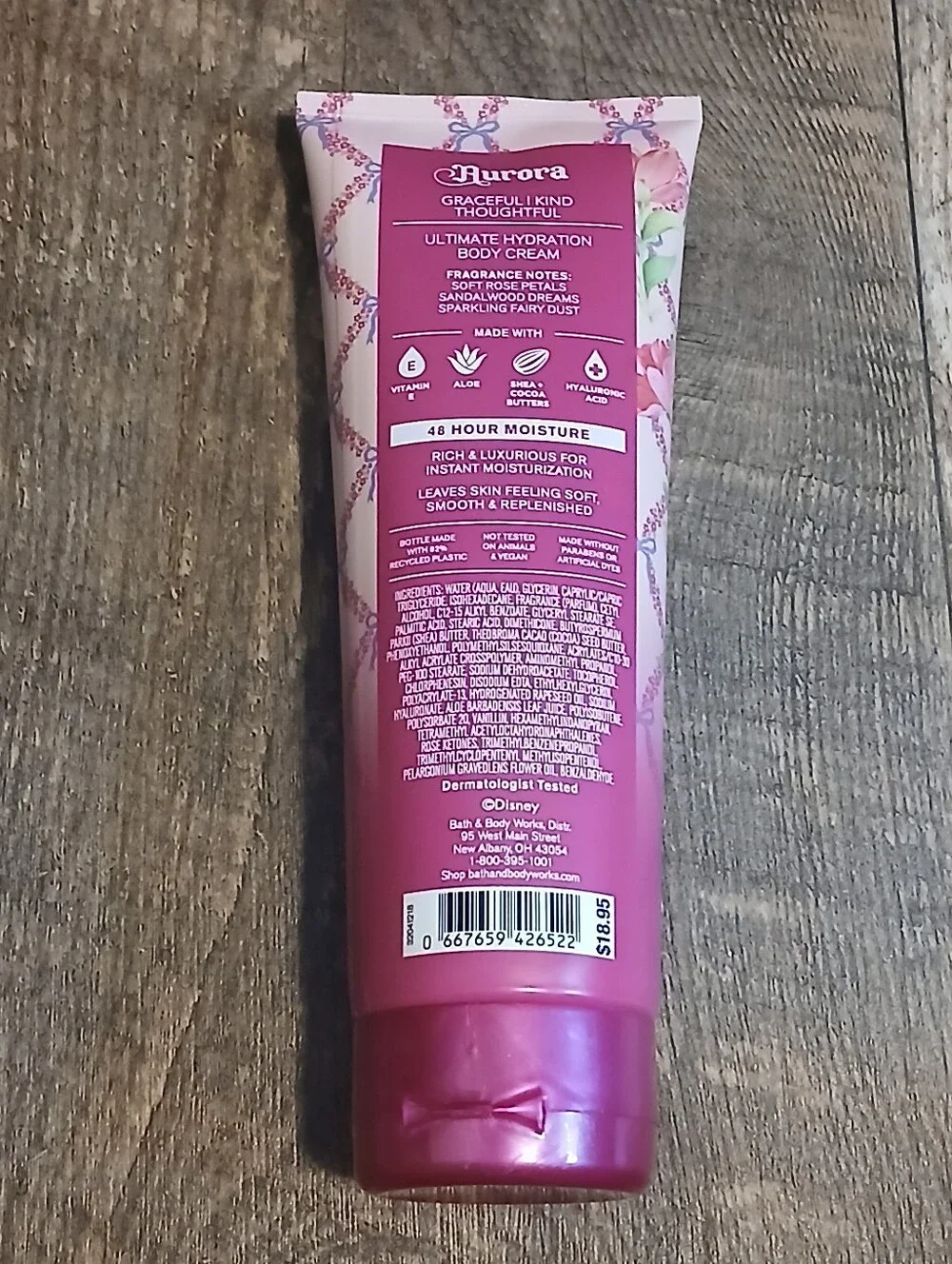 Disney PRINCESS Aurora Bath & Body Works Body Cream